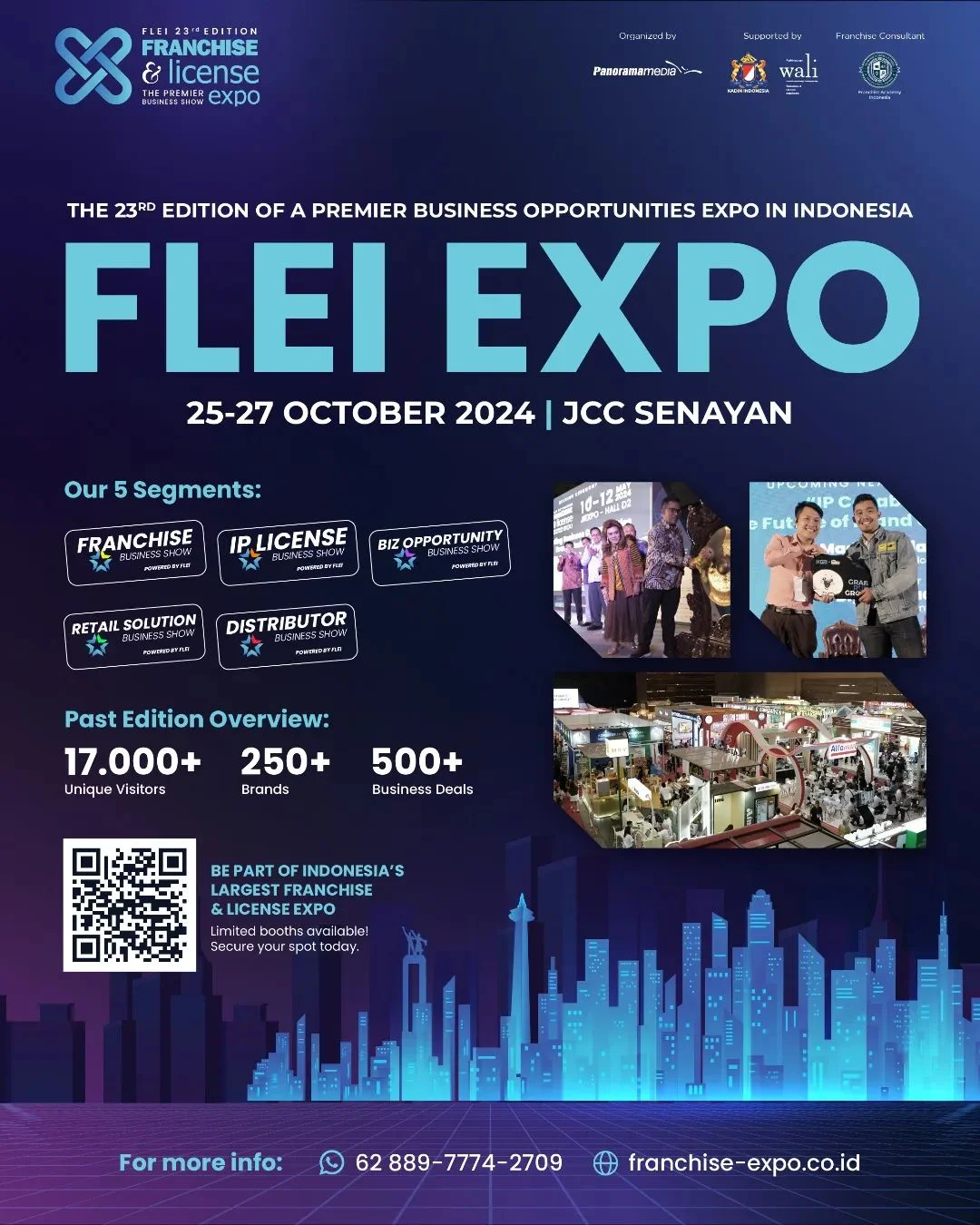 Franchise & License Expo Indonesia (FLEI) 23rd Edition